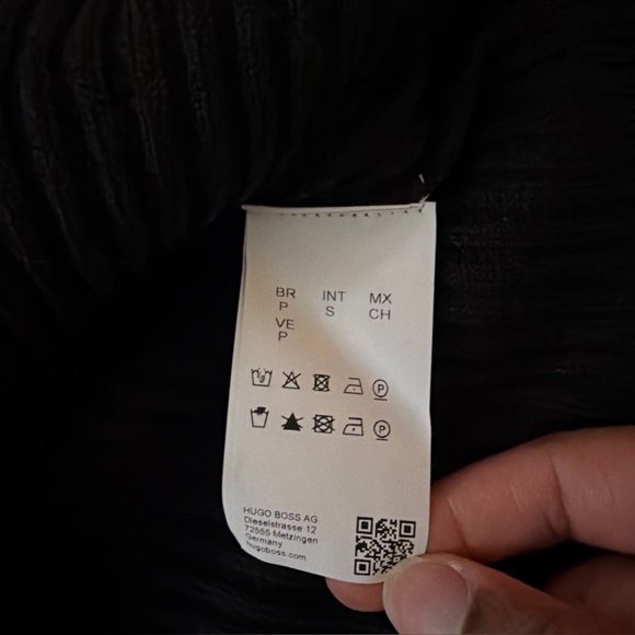 Boss Women's Fantasia Ribbed Bell-Sleeve Wool Sweater - Size Small - Picture 6 of 9